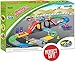 My First Speed Racing Assembly Track Builder Toy Playset - Starter Kit with 6 Diecast Cars, Accessories for Kids