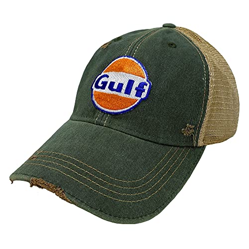 Image of Gulf Distressed Vintage Adjustable Snapback Hat