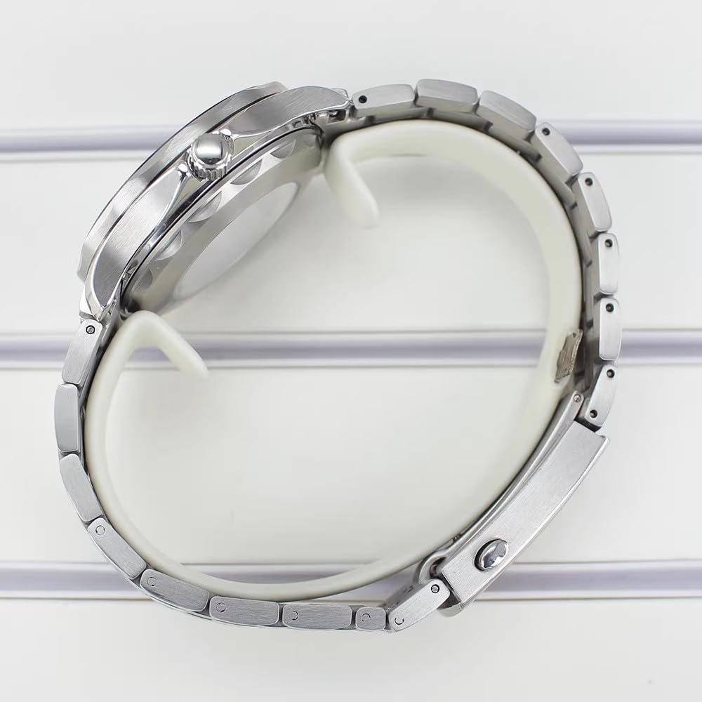 41mm Muszelkowy Bezel Nurkowy Zegarek Modyfikacja Kit, Pasuje dla Mechanizm NH35 NH36 30,5mm - 31mm Duża Tarcza, Koperta Zegarka & Bransoleta Set dla Omega Seamaster 300M