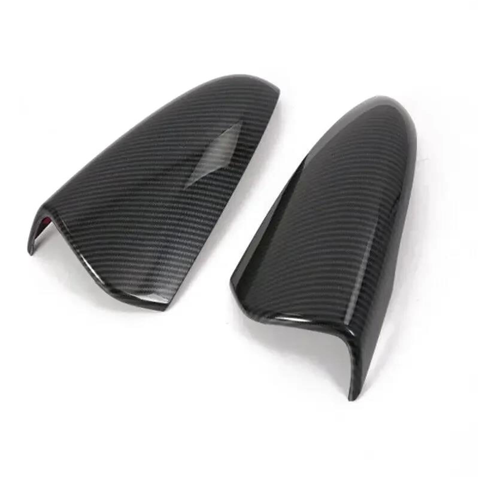 Car Rearview Side Mirror Cover Wing Cap Sticker for Hyundai for LAFESTA I20 I20N for BAYON 2020-2023 Car Wing Mirror Covers(Carbon)