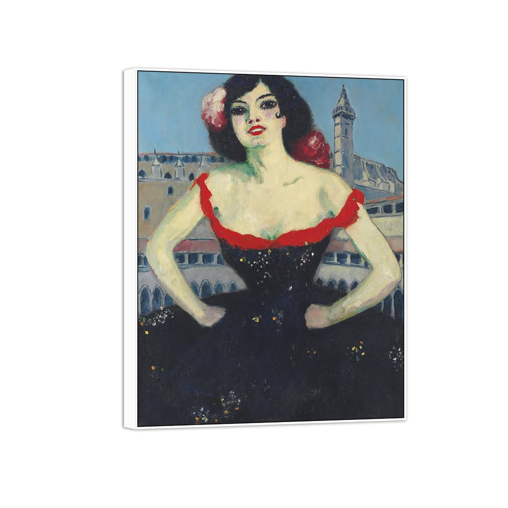 SDYSKKUG Famous Wall Art. Canvas Prints. Woman 3.105x80cm White Frame