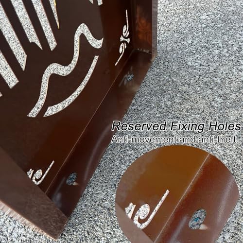 Banc de jardin extérieur 120 cm avec cadre en acier galvanisé résistant