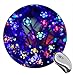 Produktbild Glühbirnen Blumen neon 130264 Print Round Desktop Mauspad Gaming Rubber Mouse Pad