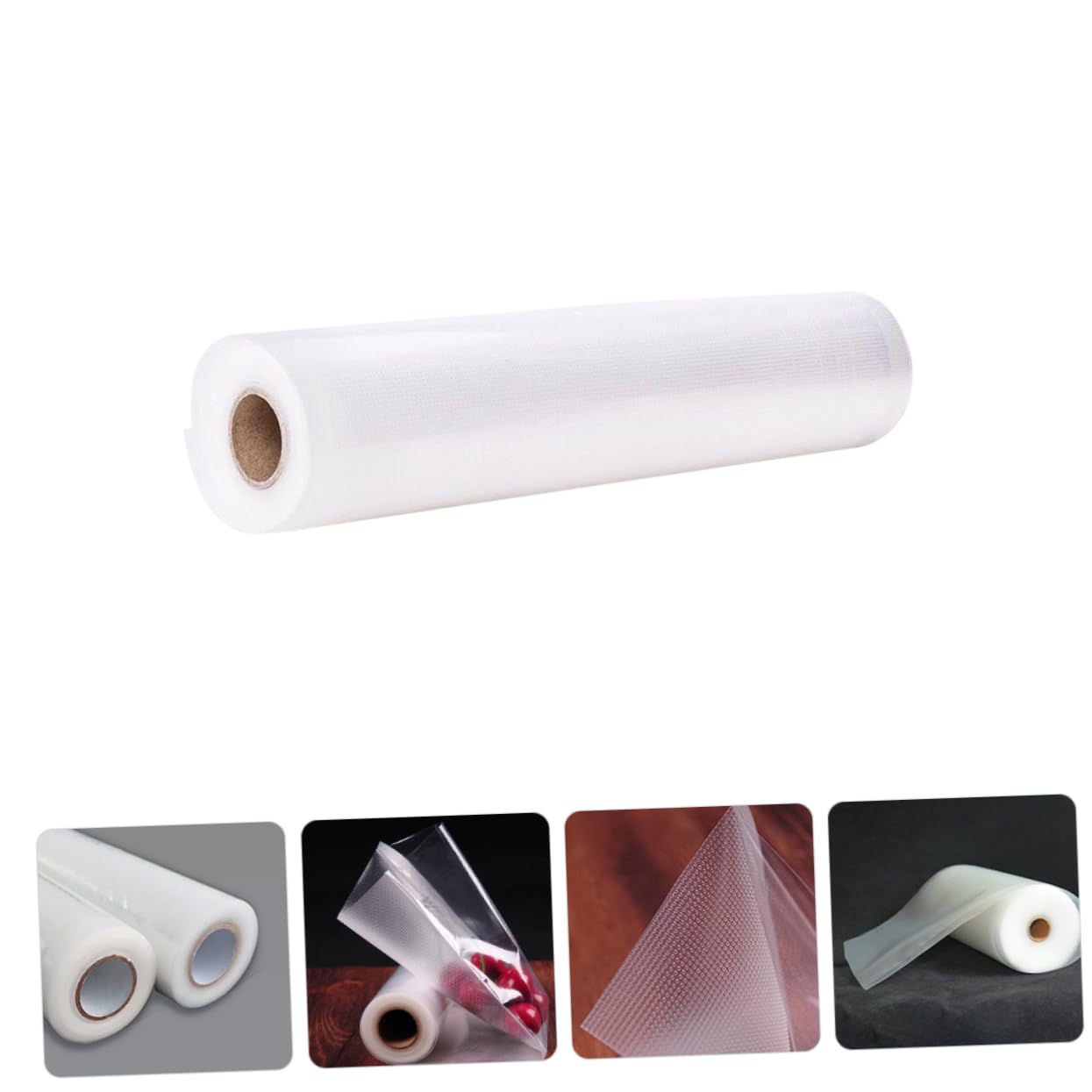 MUSISALY 19 Mesh Food Fresh Keeping Bags 500x28cm Vacuum Sealer Roll for Food Storage and Organization