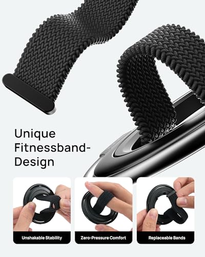 Image of SODI Magnetic Phone Ring Holder Grip with 3 Detachable Finger Straps, N52 Strong Magnet Phone Holder for Hand, Cell Phone Grips for Back of Phone & Kickstand Compatible with iPhone 17 16 15 14 13 12