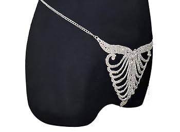 Amazon.co.jp: レディース セクシー ラインストーン 下着