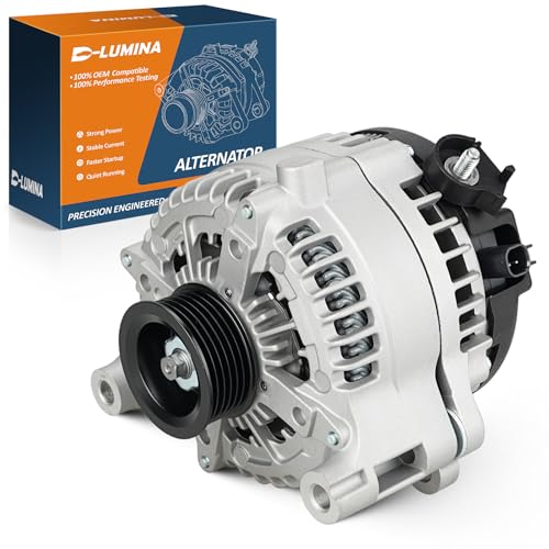 Image of 56029803AA Alternator 12V 240A Compatible with Jeep Wrangler 2018-2023 3.6L, Jeep Gladiator 2020-2023 3.6L, Car Alternator Parts Replaces 42338 21025 21025N 4210007231