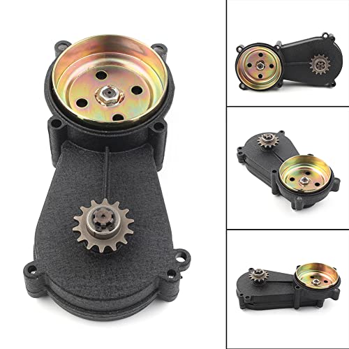 GZYF Motorbike 14 Tooth T8F Gear Box 2 Stroke Gear Box Clutch Transmission For 33CC 36CC 43CC 47CC 49CC 2-Stroke For Mini Motor, Petrol Scooter, Chopper, ATV, Go kart Dirt Bike, Black Powersport - Image 5
