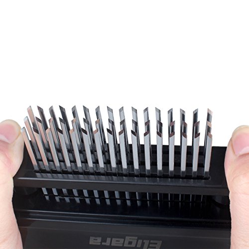 Eligara Meat Tenderizer with 48 Stainless Steel Needle Blade | Steak Tenderizer with ABS Safe Plastic, Lightweight & Durable Kitchen Cooking Tool