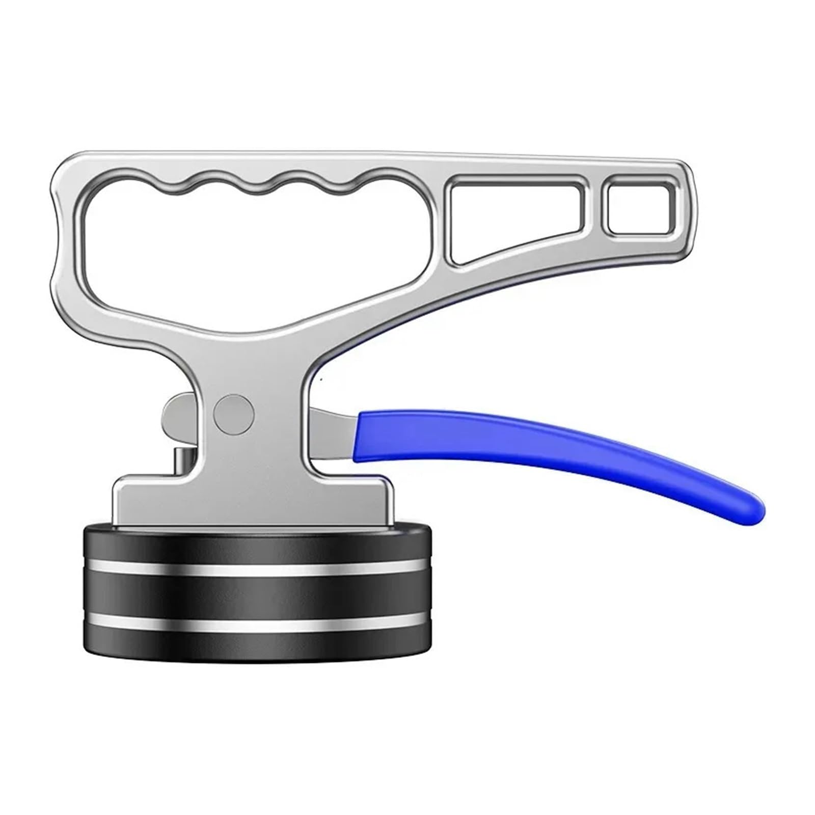 Saugnäpfe, starkes magnetisches Aufnahmewerkzeug Hochleistungs-Magnetaufnahmewerkzeug, Hebemagnet mit Griff for Heben von Metall, tragbarer Materialsammler mit Schnellverschluss(30KG)
