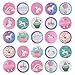 Produktbild TUPARKA 30 Stück Einhorn Buttons Einhorn Geburtstag Mädchen Set, Einhorn Party Favors Einhorn Thema Party Supplies