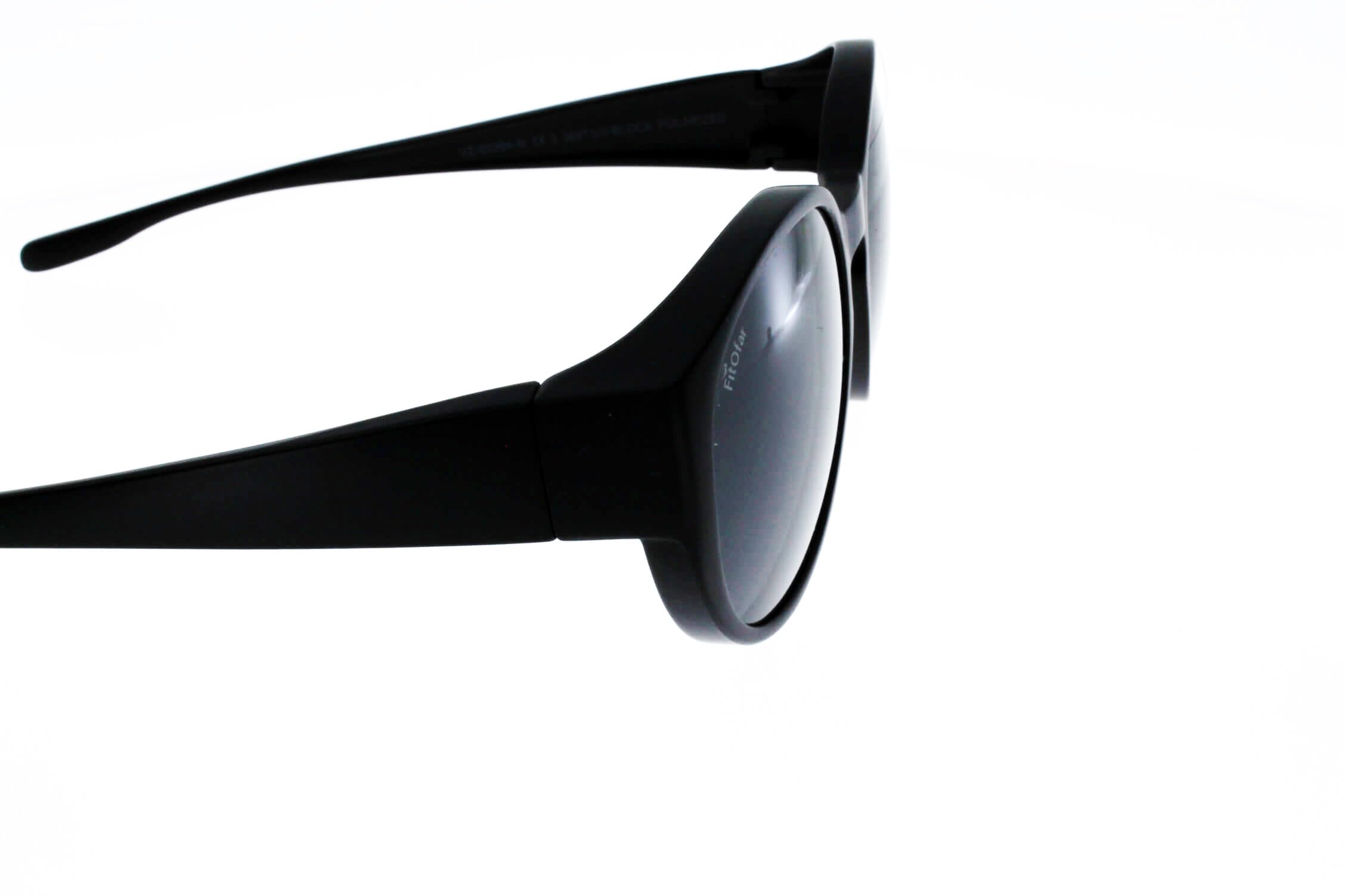 Ofar FIT OVER Überbrille Mattschwarz VZ0039A für runde Brillen