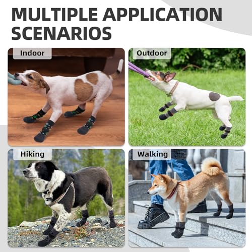 Pupteck 24DBS02TIG_S Anti Slip Dogs Shoes For Hot/Cold Pavement, Senior Booties thumb #5