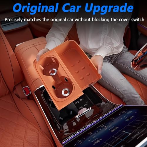 Portavasos de silicona para Mercedes Benz S-Class 2021-2025 miniatura 5