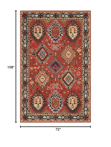 Tapete Safavieh Heritage 274x183 cm, Lana, Hecho a Mano miniatura 2
