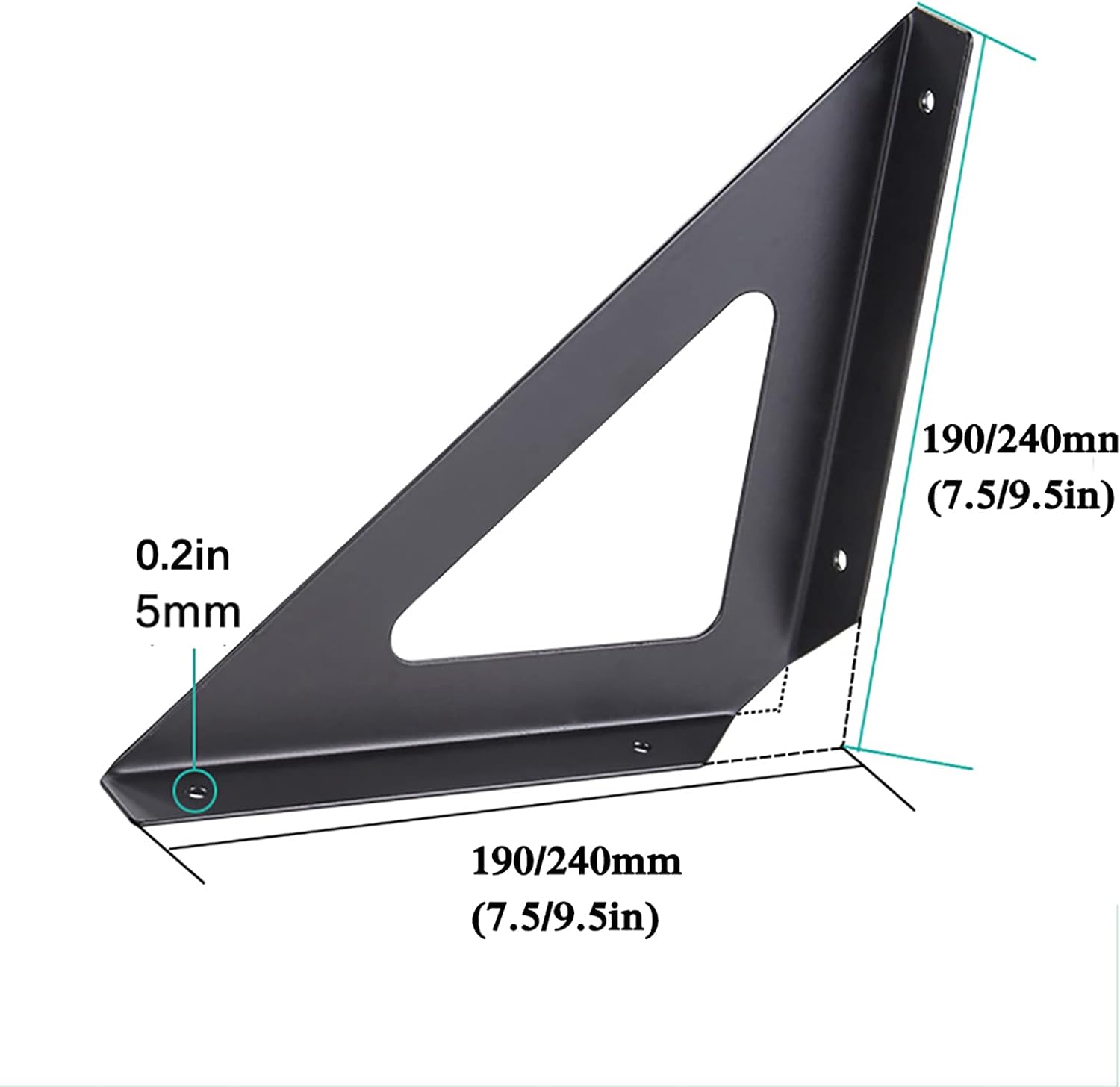 Shelf Brackets 2 Packs,Floating Shelf Bracket,Shelving Bracket,Heavy Duty Shelf Bracket,Kitchen Shelves,Space Saving DIY for Table Work Bench