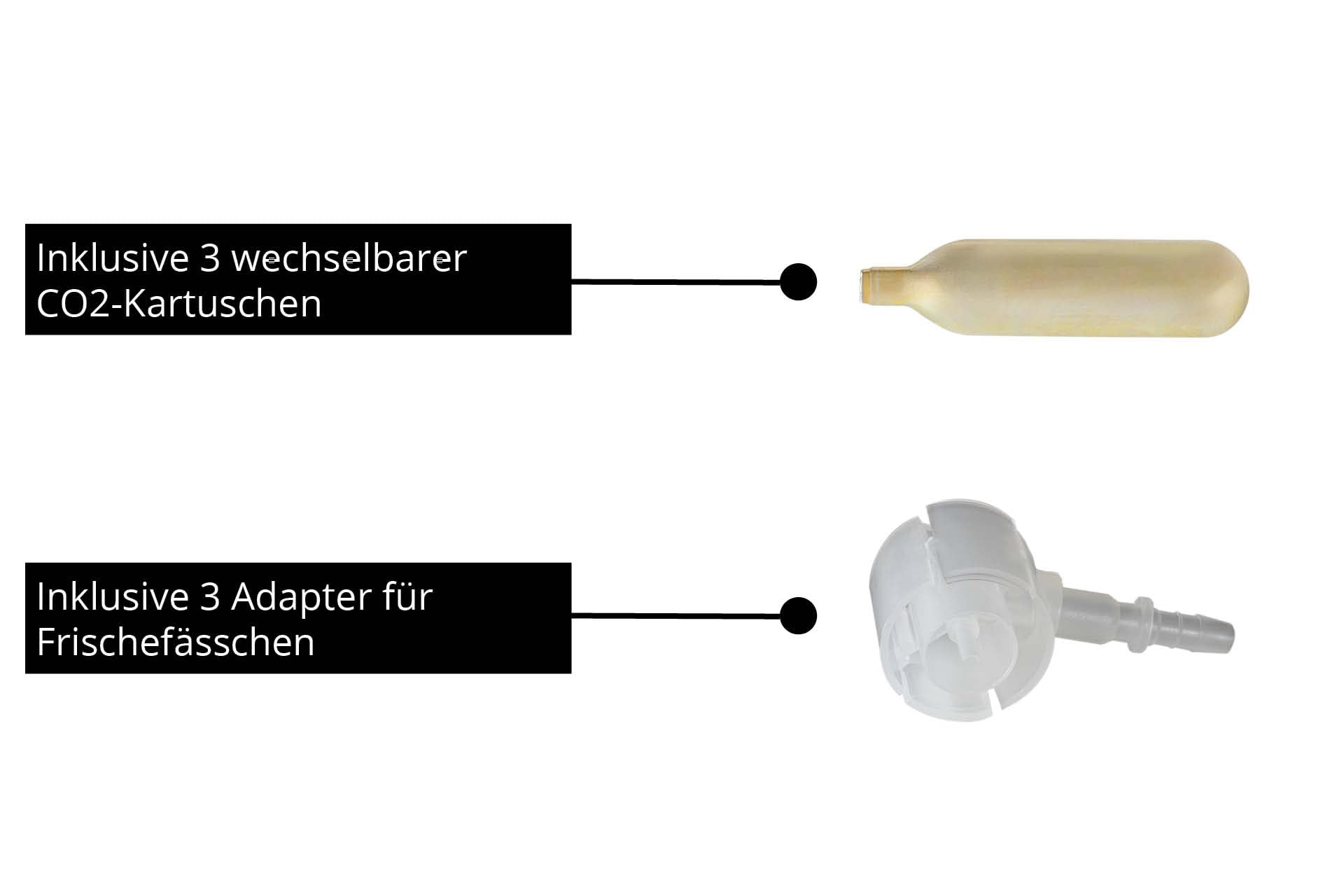 UNOLD Bierzapfanlage FRANZL 48975 – Profi-Kompressorkühlung (2–12 °C), LED-Füllstandsanzeige & CO2-Drucksystem inkl. 3 Kartuschen – Für alle 5-Liter-Bierfässer – Edelstahl/Schwarz