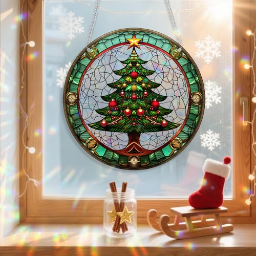 zhuoyaju Sun Catchers Acrylic Rainbow
