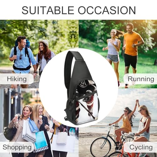 Bolso tipo sling pequeño para hombre y mujer patrón hockey miniatura 5