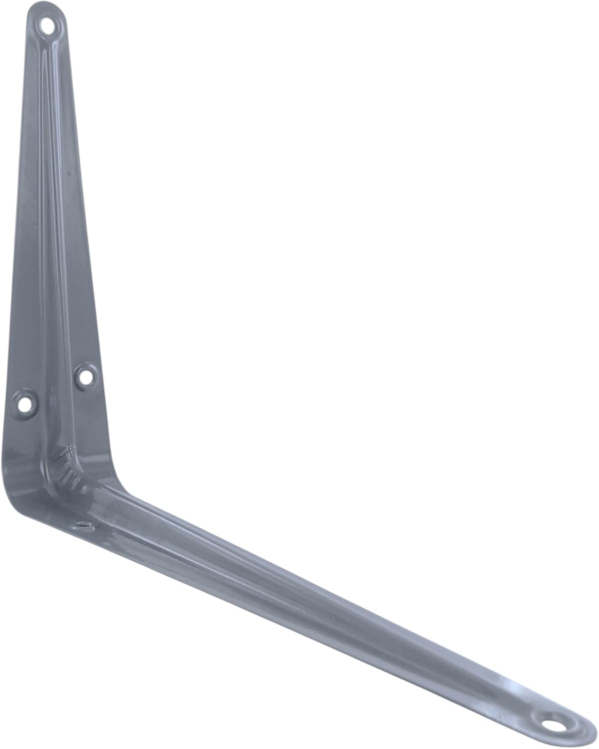 Bulk Hardware BH05478 London Style Shelf Brackets 200 x 150mm (8 x 6 Inch) Grey - (8-Piece)