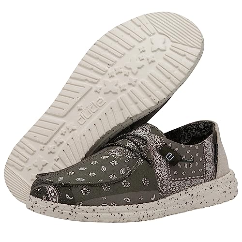 Image of HEYDUDE Women's Wendy Plaid | Women's Shoes | Women's Lace Up Loafers | Comfortable & Light-Weight
