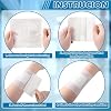 15 Pcs 4 x 4 Inch Bordered Gauze Pad Aseptic Island Dressing Wound Bandage with Adhesive Border Non Stick Pad in Center Breathable Patches Post Shower Individually Packed for Wound Care First Aid #2
