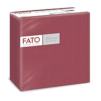 Saten Ser42207310 Collection, Tovagliolo 40 X 40, 2 Strati Piegati A 1 4 100 Tovaglioli 2 Strati Lisa Con Bordo Arancione 95381256