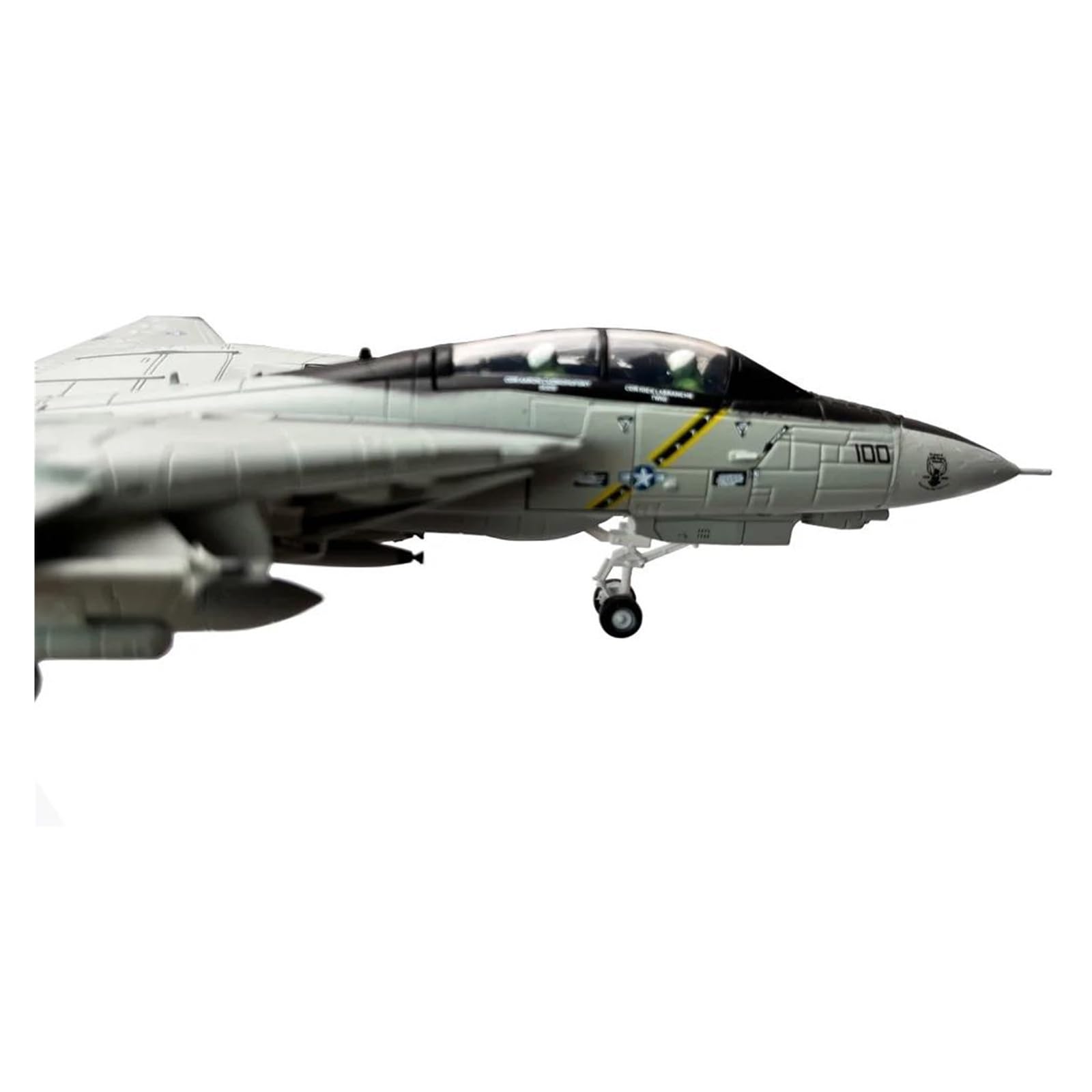Aereo in Metallo pressofuso Scala 1/100 per Grumman F-14 Tomcat Bombcat Fighter Collezione di Modelli di Aeroplano in Metallo pressofuso per Raccolta ed Esposizione (Stile 2)