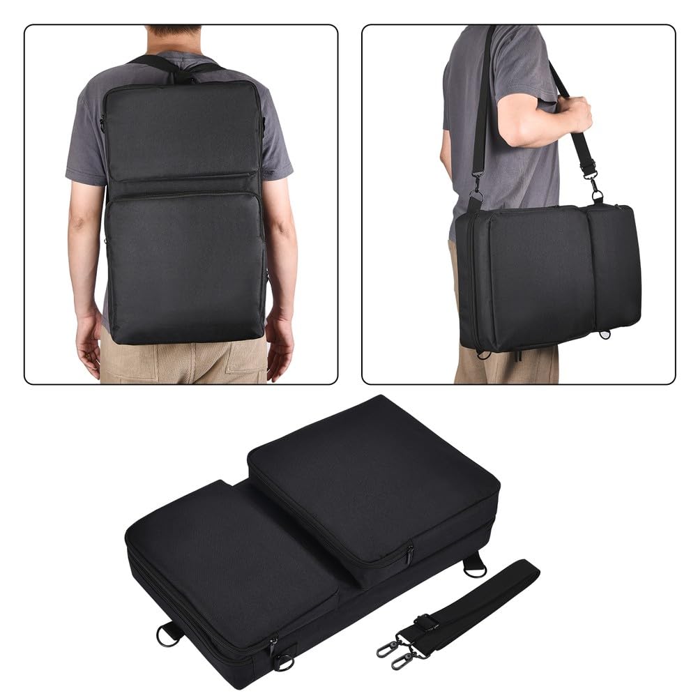 Housse de protection en EVA épais pour DDJ-FLX4 DDJ-400 DDJ-REV1 DDJ-SB3 DDJ-202 avec bandoulière rigide Noir