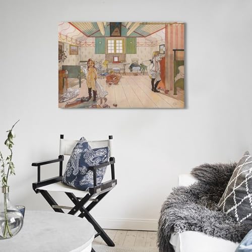 Affiche Carl Larsson 40x60 cm pour salle à manger : impression d'art premium