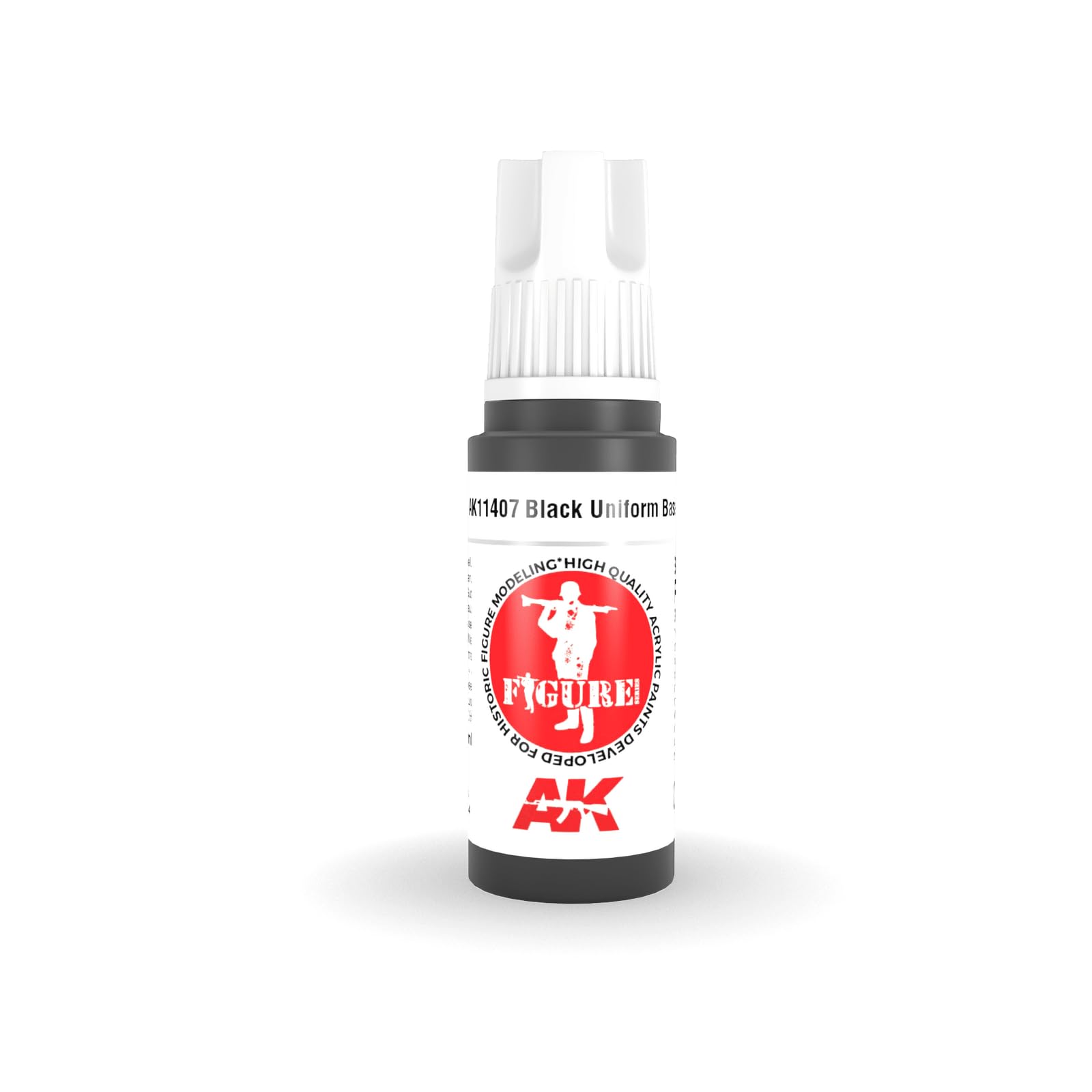 Ak Interactive Black Ak Acrylics 3Gen Figure Ak11407 Uniform Base (17Ml) 17Ml