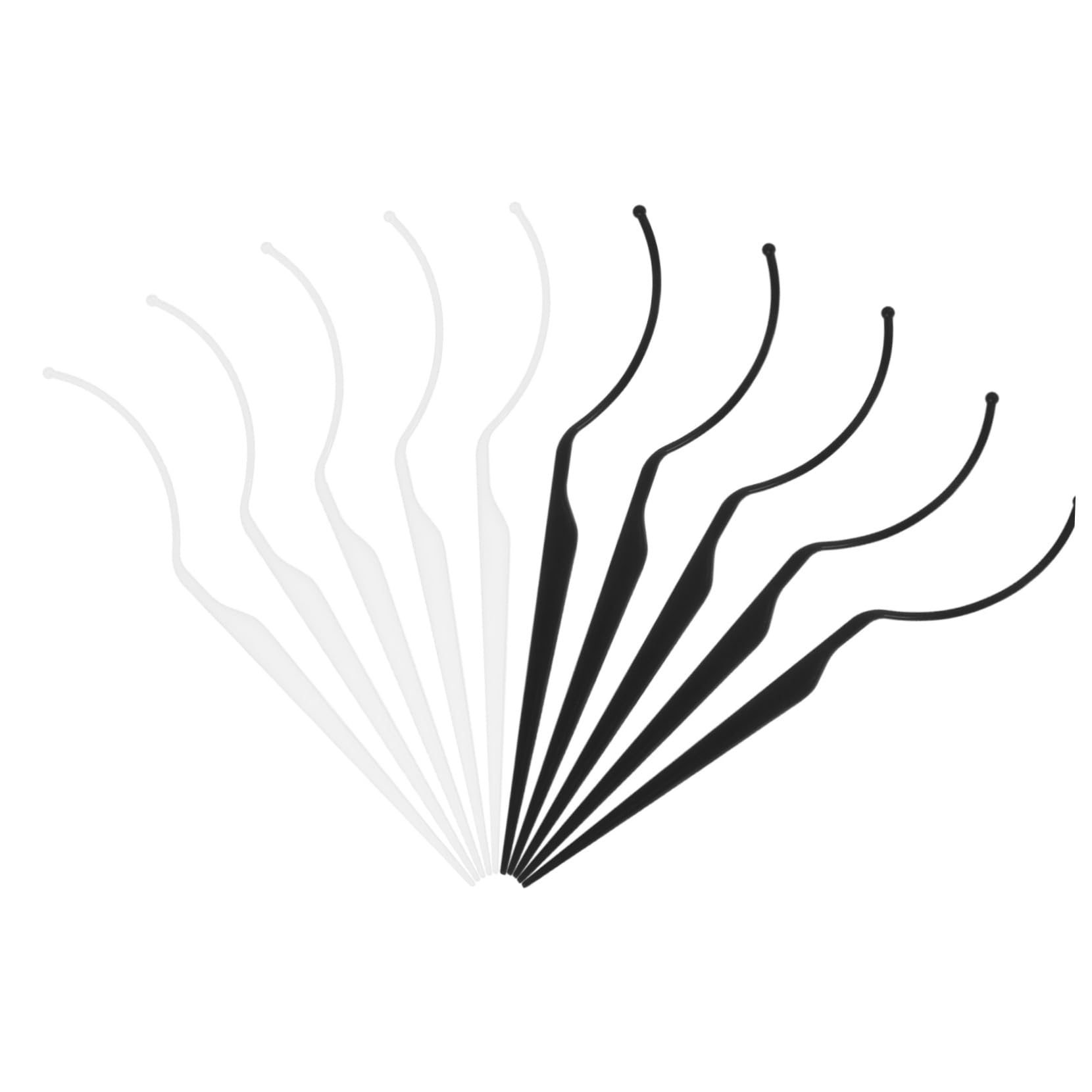 FRCOLOR 5 Set Di Espositori Per Ciglia Finte Strumento Di Visualizzazione Delle Ciglia Applicatore Per Area Trucco Robusto E Facile Da Mantenere 10 Pezzi * 5