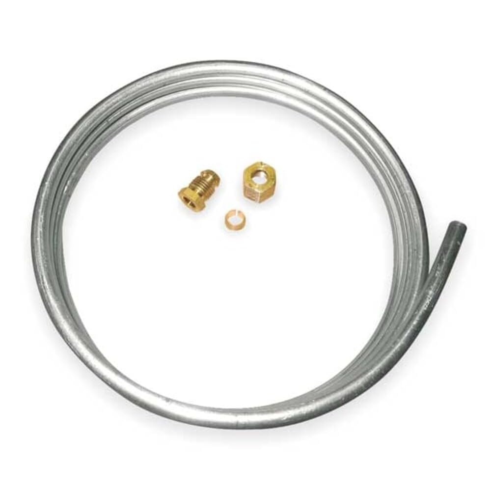 Robertshaw 11 – 293 Tubo de 1/4 "con accesorios, rollo de 5", aluminio