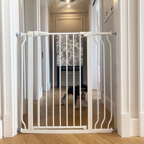BalanceFrom Easy Walk-Thru Baby and Pet Safety Gate with Hold-Open
