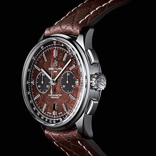 Breitling Premier B01 Chronograph 42 Bentley Centenary Limited Edition Unique Brown Burl Elm Dial AB01181A1Q1X12