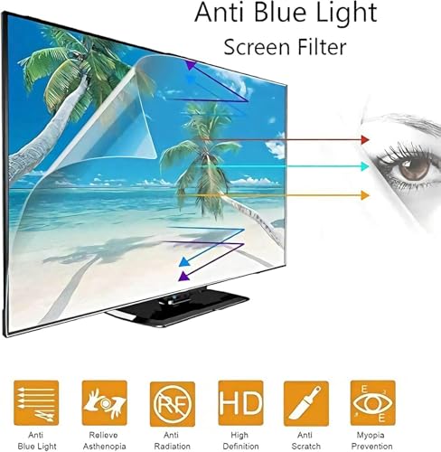 Filtre lumière bleue TV pour protéger vos yeux des reflets