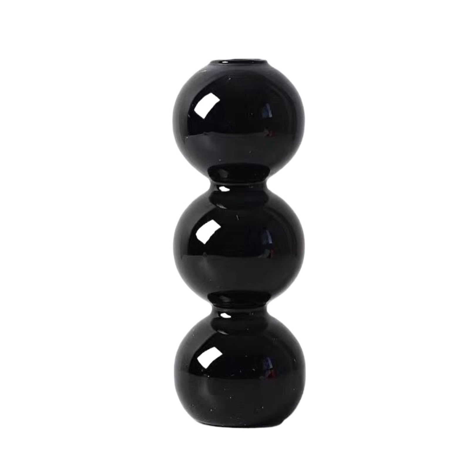 2Pcs Glass Vase Simple Creative Hydroponic Flower Pot Funny Modern Spherical For Home