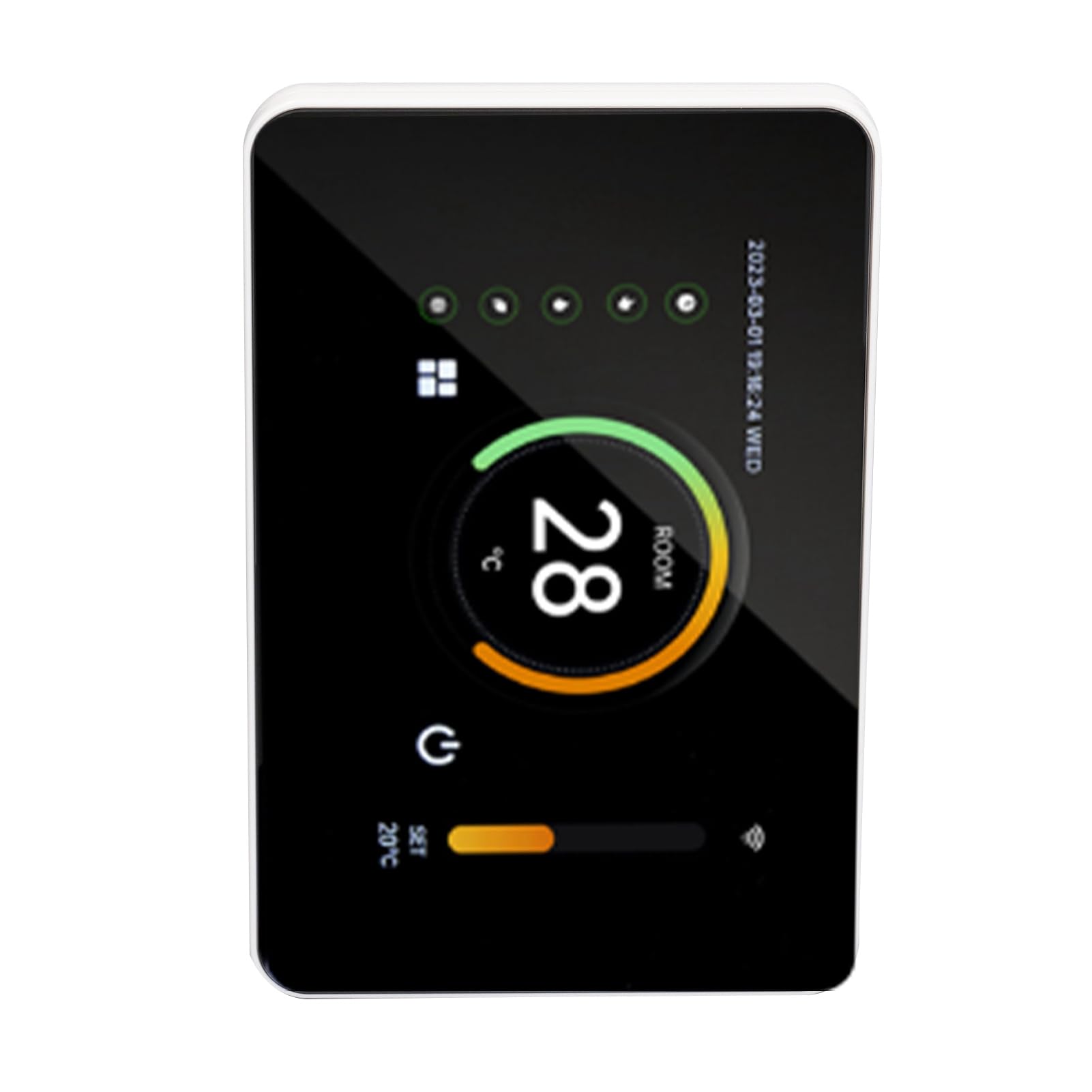 Generic Termostato Wifi Smart Wifi Water Riscaldamento Termostato di Controllo Digitale per Uso Domestico PC Ritardante PC 4.3in Schermata 100 a 250VAC (3A)