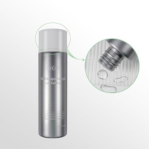 Miniatura 6 de VGO Exfoliante aclarante líquido de ácido salicílico BHA 2% para reducir los poros de la cara, exfoliante facial, 1.4 fl oz  1.4 onzas