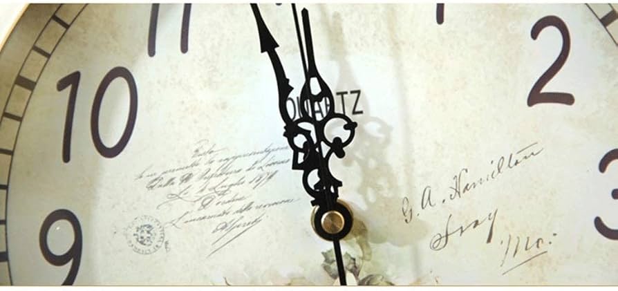 Amazon.co.jp: 壁掛け時計レトロ鍛造鉄壁掛け時計-20インチ