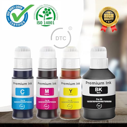Image of Duplex DTC GI- 70 Refill Ink Compatible for Canon PIXMA G1020, G2020, G2021, G2060, G3020, G3021, G3060 Printers (GI-70 Black Ink 2 Pcs)