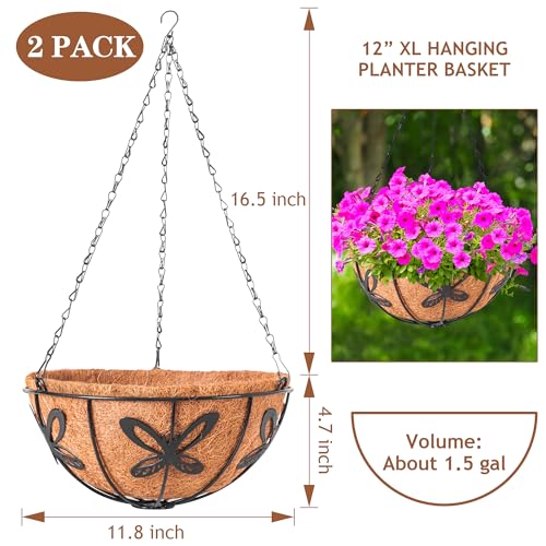 Pot de fleurs suspendu coco pour éviter le pourrissement - 3