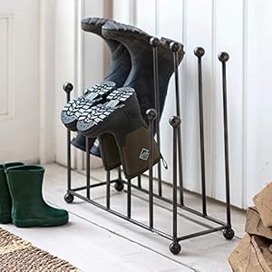 CKB LTD Welly Stand Wellington Boot Rack Vervaardigd in staal – Indoor Large Houdt 6 paar regenlaarzen, wandelschoenen…