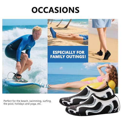 Image of Water Shoes for Women Men Quick-Dry Barefoot Aqua Socks Swim Pool Non Slip Surf Yoga Exercise Outdoor Trave Essentials
