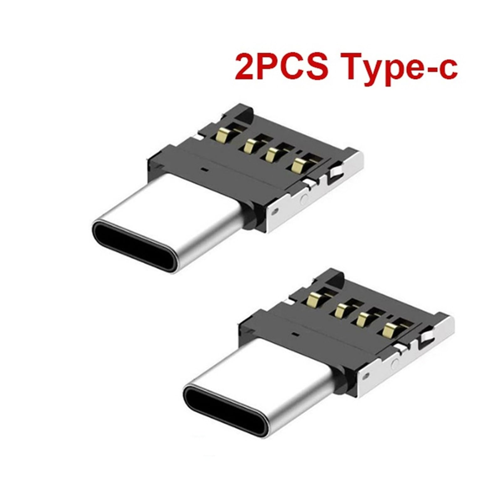 Adaptador USB C a USB 2.0 OTG macho conector hembra para Android (2X Type-C)