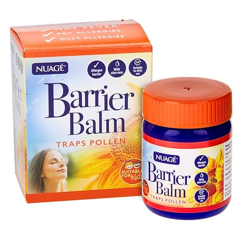 Nuage Hayfever & Allergen Barrier Balm Traps Pollen Allergens & Dust | Infused with Aloe Vera Suitable for Daily Use (50g)
