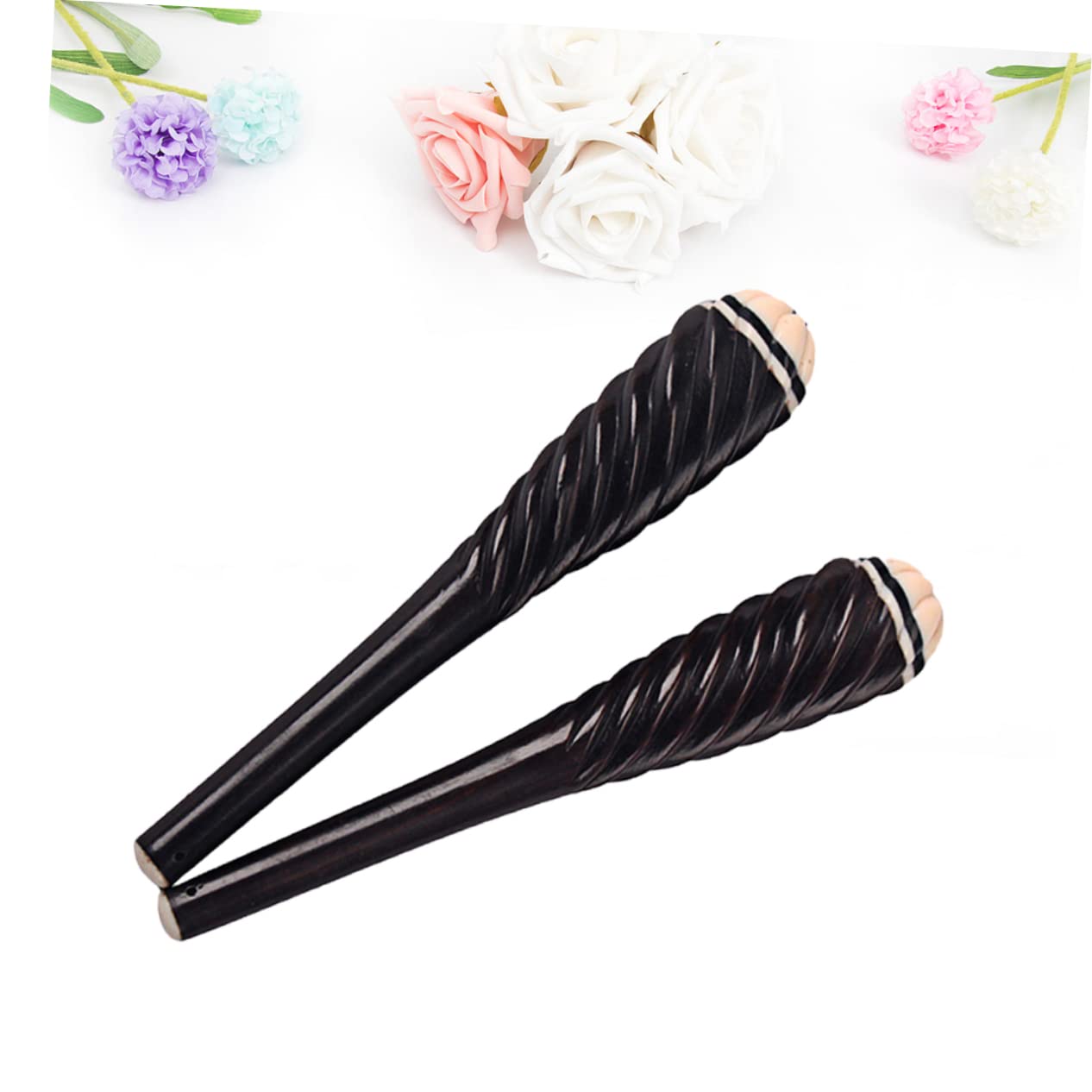 VANZACK 2 Pieces Erhu String Shaft Erhu Rosewood Shaft Erhu Shaft