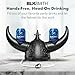 BLKSMITH Viking Drinking Hat | Viking Helmet | Drinking Accessories for Parties & College | Fits 16