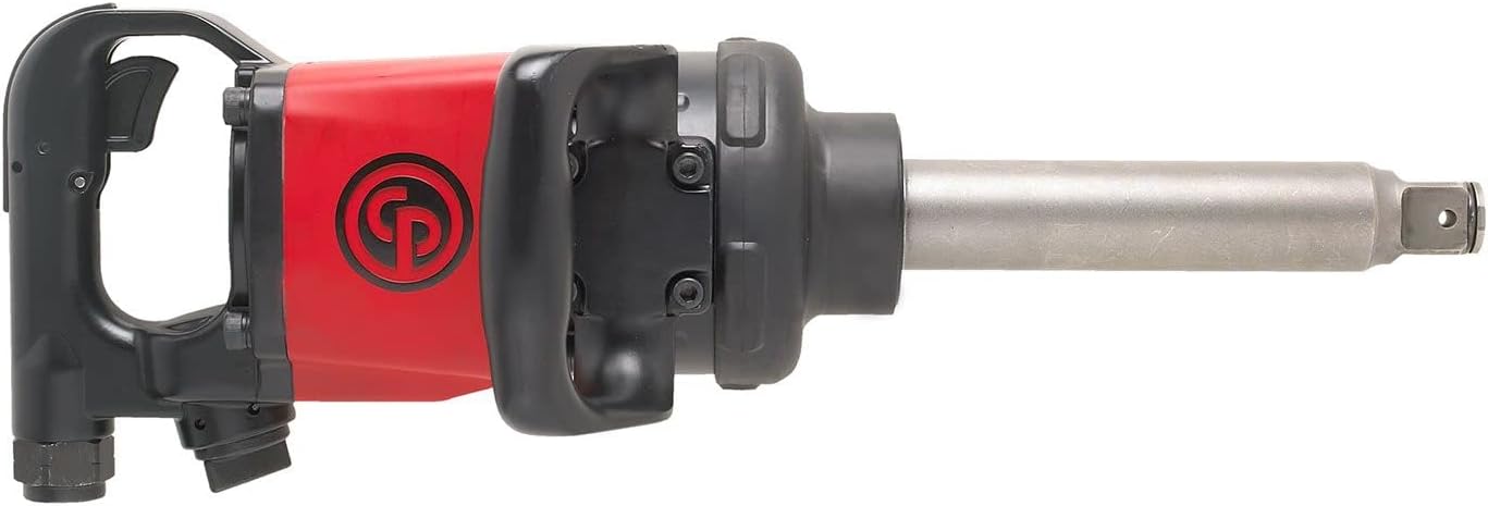Chicago Pneumatic CP77826 CP7782-6 1-Inch Impact Wrench, 6" Anvil, Red