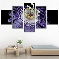 SIGNWIN 5 Panel Canvas Wall Art Flora Snapshot for Home Decorations Ready to Hang - 60